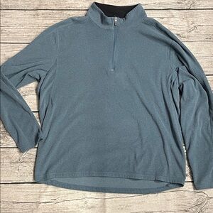 Mondetta Men's Steel Blue Quarter Zip-Up micro fleece